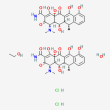Doxycycline hyclate chemical formula