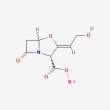 Clavulanate potassium chemical structure.