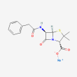 penicillin G sodium chemical structure.