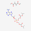 tenofovir disoproxil fumarate chemical structure.