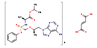 Tenofovir Alafenamide fumarate chemical structure