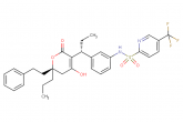 Chemical structure tipranavir