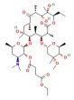 Erythromycin ethylsuccinate chemical structure.