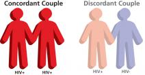 Partners and their HIV statuses. 