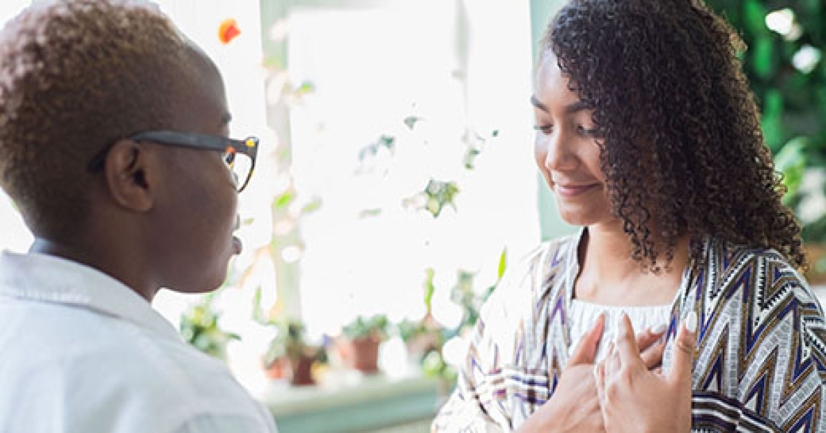 An appointment between a clinical professional and patient.