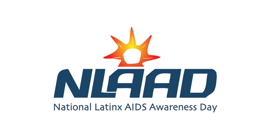 El logo del día nacional de concientización sobre el SIDA entre los latinos 