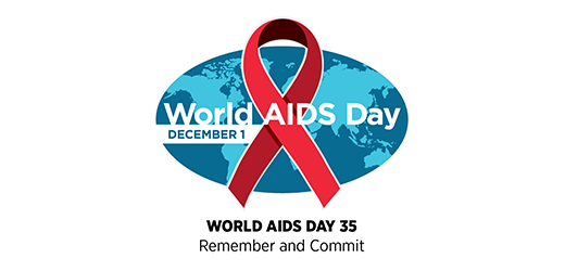 Logotipo del Día Mundial del SIDA.