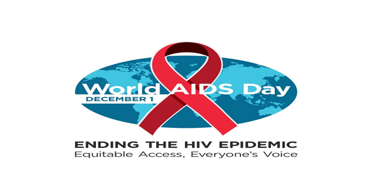 Worlds AIDS Day logo.