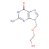 Aciclovir fórmula química