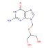 Ganciclovir fórmula química