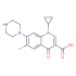 Ciprofloxacina fórmula química