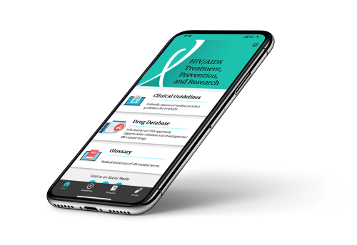 The screenshot of the Clinicalinfo website on the mobile device.