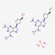 abacavir sulfate chemical structure.