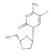 emtricitabine chemical image.