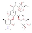 Erythromycin chemical structure.
