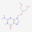 ganciclovir chemical structure.